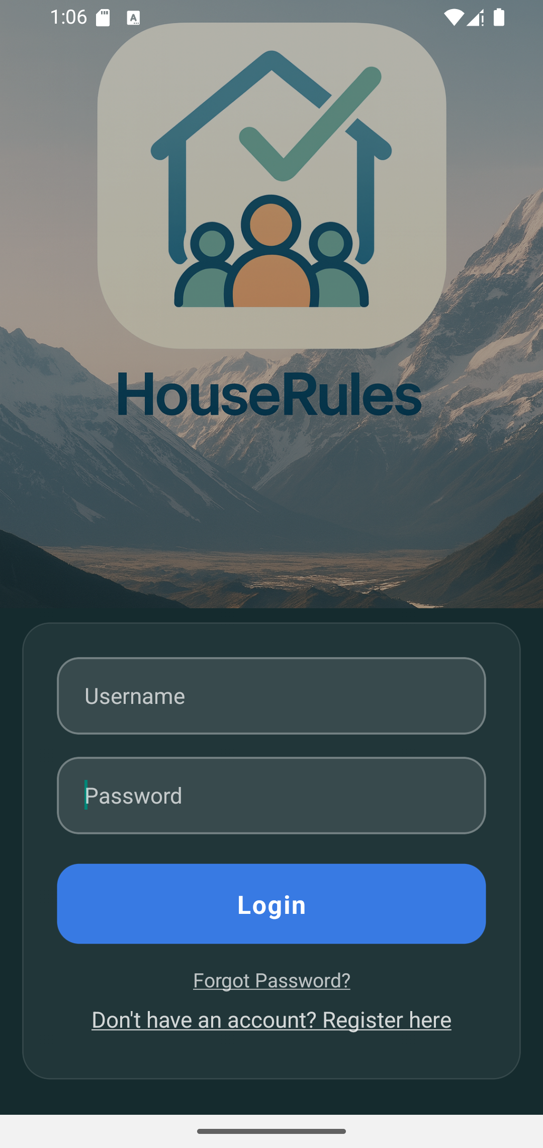 HouseRules App Screenshot